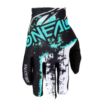 Велоперчатки O´Neal Matrix IMPACT, black/teal