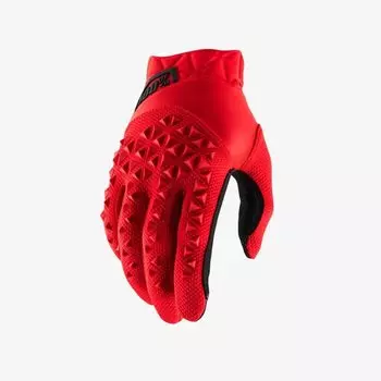 Велоперчатки подростковые 100% Airmatic Youth Glove, красно-черный, 2018