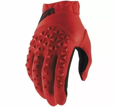 Велоперчатки подростковые 100% Airmatic Youth, красно-черный, 2019