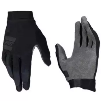 Велоперчатки подростковые Leatt MTB 1.0 GripR Junior Glove, Stealth, 2024, 6024150511