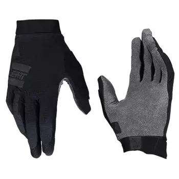 Велоперчатки подростковые Leatt MTB 1.0 GripR Junior Glove, Stealth, 2025, 6024150511 (Размер: L, Цвет: Stealth)