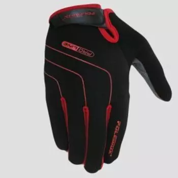 Велоперчатки Polednik Lines, ладонь искусственная кожа, красный ,POL_LINES_XXL_RED