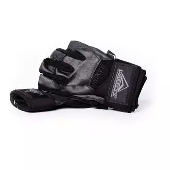 Велоперчатки Polednik MAXIMUS, кожаный верх, кожаная ладошка, кожа кенгуру, черный .POL_MAXIMUS_XL (Размер:11 XL )