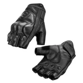 Велоперчатки ROCKBROS, черные, экокожа, с защитой. короткие пальцы, 16220006002