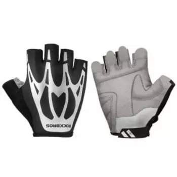 Велоперчатки ROCKBROS Ghost Claw, короткие пальцы, черные, RB_S227BK-L