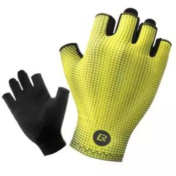 Велоперчатки ROCKBROS, короткие пальцы, полиэстер, желтый, RB_16220005001