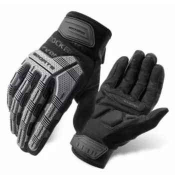 Велоперчатки ROCKBROS Thickened, с защитой, длинные пальцы, черный, RB_16410012003