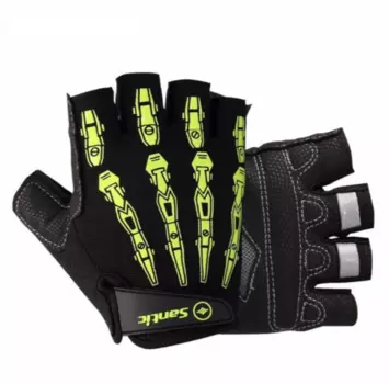 Велоперчатки Santic, черно-желтые