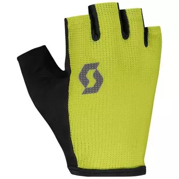 Велоперчатки SCOTT Aspect Sport Gel, короткие пальцы, sulphur yellow/black, 2020