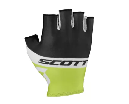 Велоперчатки Scott RC Team SF Glove, black/macaw green, 2016
