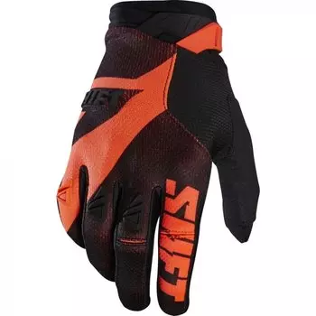 Велоперчатки Shift Black Pro Glove, черно-оранжевые, 2017
