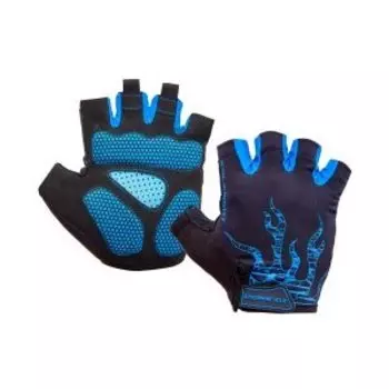 Велоперчатки Stels ZL2313, черно-синие, 380185