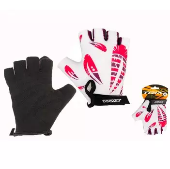 Велоперчатки TRIX женские, пурпурно-белые, GL-TX-018546A-S-PUWH (Размер S)