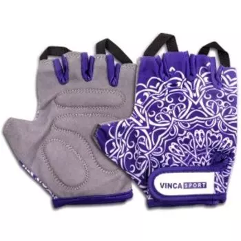 Велоперчатки Vinca Sport, AFFLATUS, фиолетовые с серым, VG 966 Afflatus Vi (L)