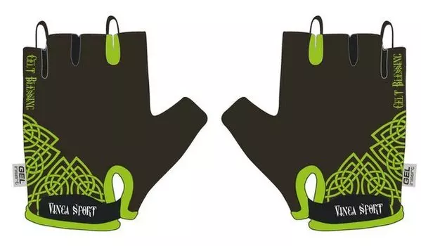 Велоперчатки Vinca Sport Celt, черные, VG 956 Celt (Размер: XL)