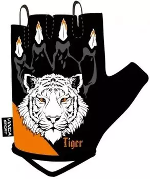 Велоперчатки Vinca Sport TIGER, гелевые вставки (Размер: ХS)