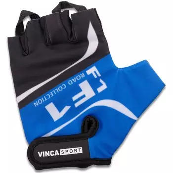 Велоперчатки Vinca sport, VG 924 blue (Размер: ХXL)