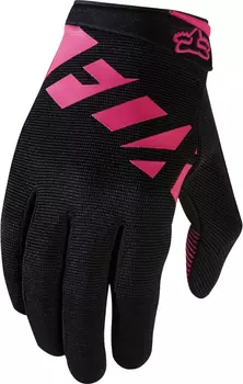 Велоперчатки женские Fox Ripley Womens Glove, черно-розовые, 2017