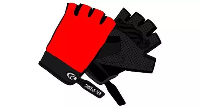 Велоперчатки женские KELLYS SUNNY short, красные