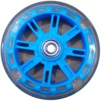 Колесо для самоката, ПВХ, с 2 подшипниками ABEC-7, d - 116мм, голубое, SC 01-1 LB