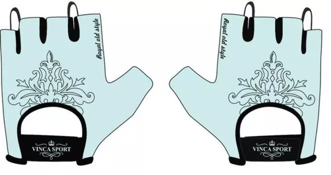 Велоперчатки женские Vinca Sport, светло-голубые, VG 943 Lady light blue (Размер: S)