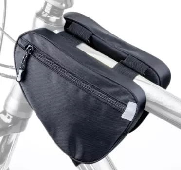 Велоподсумок AUTHORA R211 TWIN, на раму, V=2х1.0 л, 210х140х45 мм, 198 г, черный, 8-15001096