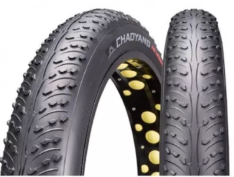 Велопокрышка Chao Yang FAT BIKE, 26" x 4.0", H-5186, 30TPI, черный, 620109