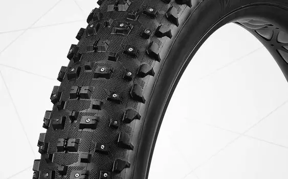 Велопокрышка Чёрная VeeTire SNOWSHOW XL, 240 шипов, 120 TPI, Silica Compound 57A, 26"x4.8, B37504