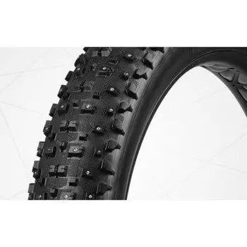 Велопокрышка Чёрная VeeTire SNOWSHOW XL, 240 шипов, 120 TPI, Silica Compound 57A, 26"x4.8, B37504