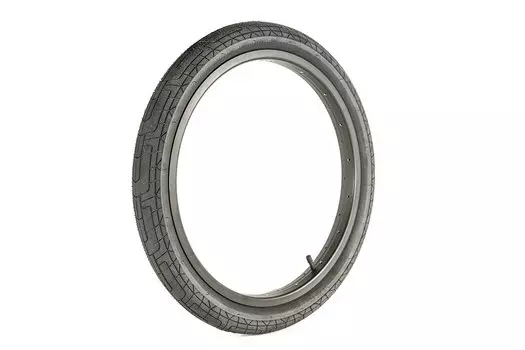 Велопокрышка COLONY, 20 x 2.2", Grip Lock Tyre - Steel Bead, цвет Black Tread/Black Wall, 03-002100