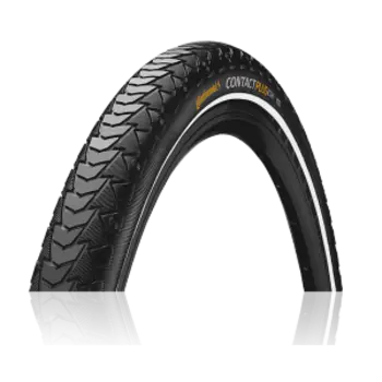 Велопокрышка Continental Contact Plus, слик, 28x1.75"(47-622), чёрная, 180TPI, 101007