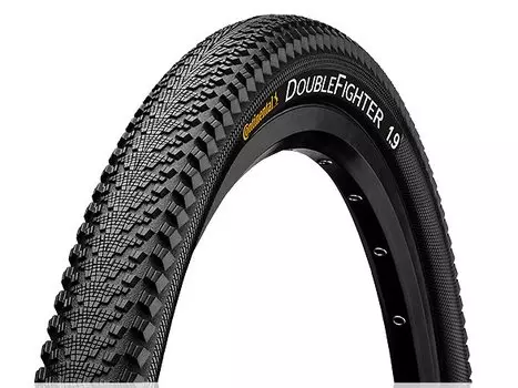 Велопокрышка Continental Double Fighter III, 16 x 1.75, 47-305, Sport, 3/180 TPI, черный, 101232