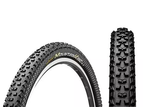 Велопокрышка Continental Mountain King II 2.4, 29 x 2.4(60-622), черная, борт-кевлар, 01540540910