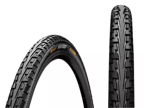 Велопокрышка Continental RIDE Tour, 28 x 1.75, 47-622, 3/87TPI, ExtraPuncture Belt, черный, 100375