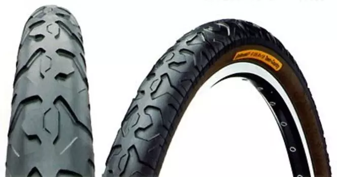Велопокрышка Continental Town &amp; Country, 26x2.1 (54-559), черная, 01158000000
