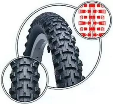 Велопокрышка CST C1388, 26"х2.10 черная TB70147300