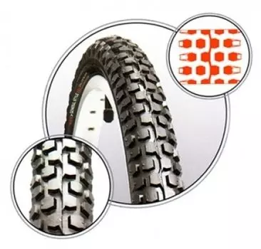 Велопокрышка CST C843 20"x1.75 черная TB29148000