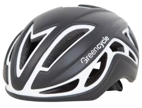 Велошлем Green Cycle Jet, черно-белый матовый, 2019 (Размер: L (58-61 см))