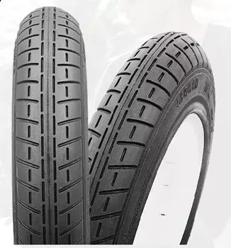 Велопокрышка HORST, 10x2,00 (50-154), слик, черная, 00-011119