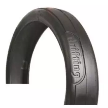 Велопокрышка HORST, для детских колясок, 48x188 (48-188), слик, черная, 00-011012