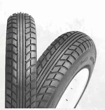 Велопокрышка HORST, для детских колясок,8 1/2x2 (50х110) слик, черная, 00-011114