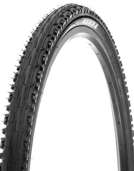 Велопокрышка Kenda, 700*38C, K-847, ''KROSS PLUS'', полуслик, черный, 524866