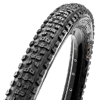 Велопокрышка Maxxis Aggressor EXO TR, 27.5x2.3, 60 TPI, складная, черная, TB91009100