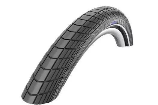 Велопокрышка Schwalbe Big Apple 20x2.00 (50-406), защита от проколов, черный, 11100304