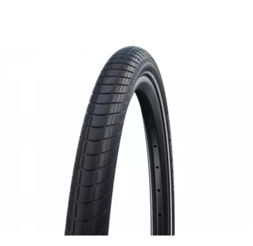 Велопокрышка SCHWALBE BIG APPLE, 28x2.00 (50-622), RaceGuard, HS430, EC, 67EPI, Black-Reflex, 11100305