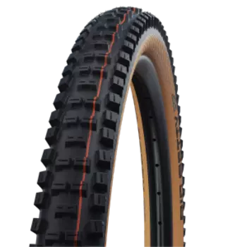 Велопокрышка Schwalbe BIG BETTY Evo, 29x2.40, 67 EPI, 1305 гр, фолдинговая, бескамерная, цвет Bronze Sidewall, 11654414