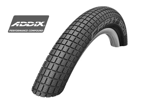 Велопокрышка Schwalbe Crazy Bob, 24x2.35 (60-507), Performance Line, Addix, HS 356, 67 EPI, Е-50, 11100132.03