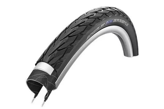 Велопокрышка SCHWALBE DELTA CRUISER PLUS PunctureGuard, 28x1,50 700x38C(40-622), Black-Reflex, 11101078