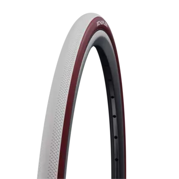 Велопокрышка Schwalbe Dunk King WheelStar, 26x1.00, 67 EPI, 240 г, фолдинговая, цвет White/Boudeaux, 11654455