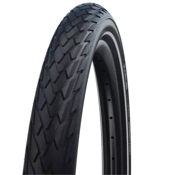 Велопокрышка Schwalbe, GREEN MARATHON Perfomance Line, 28x0.9, 67 EPI, 420 гр, цвет черный, 11159389